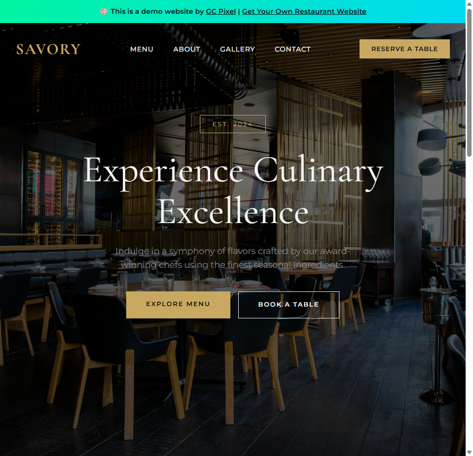 Restaurant Website