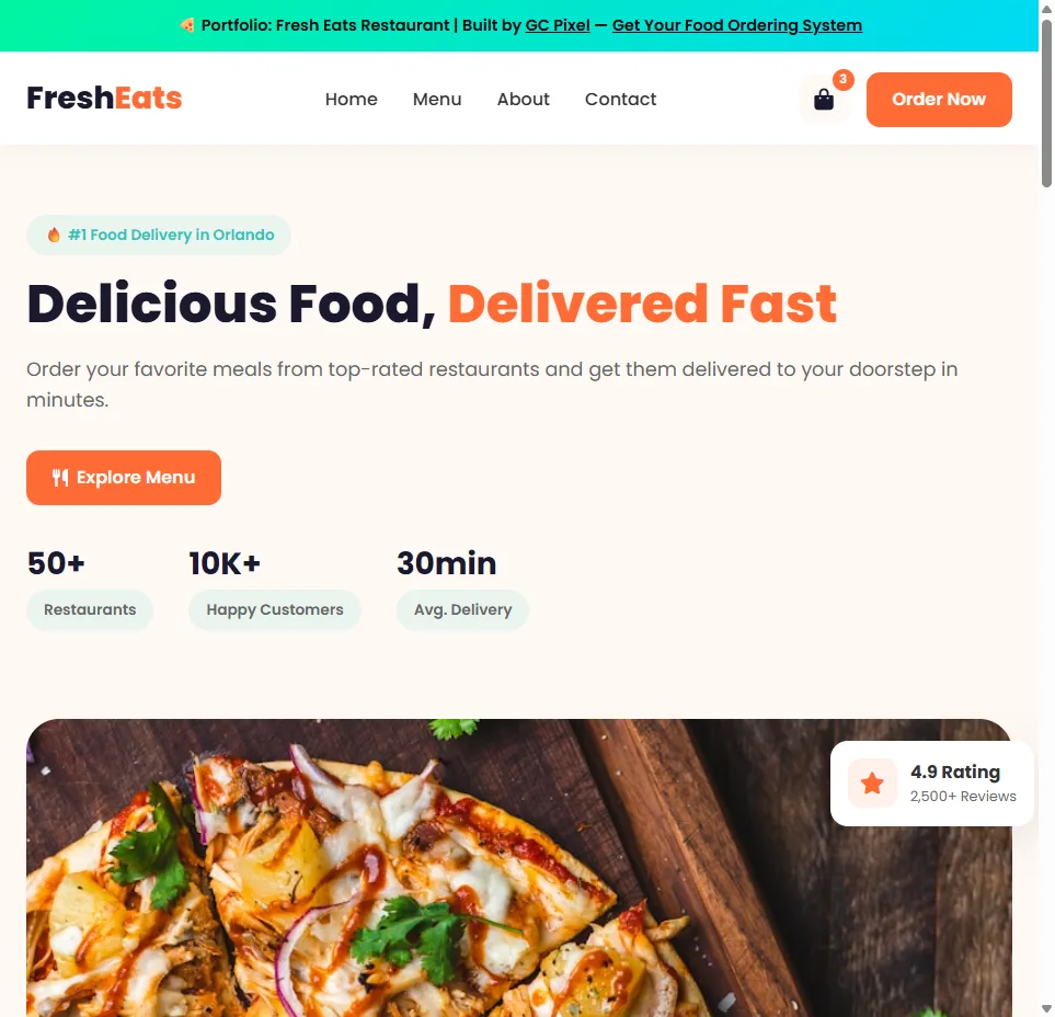 Fresh Eats Ordering