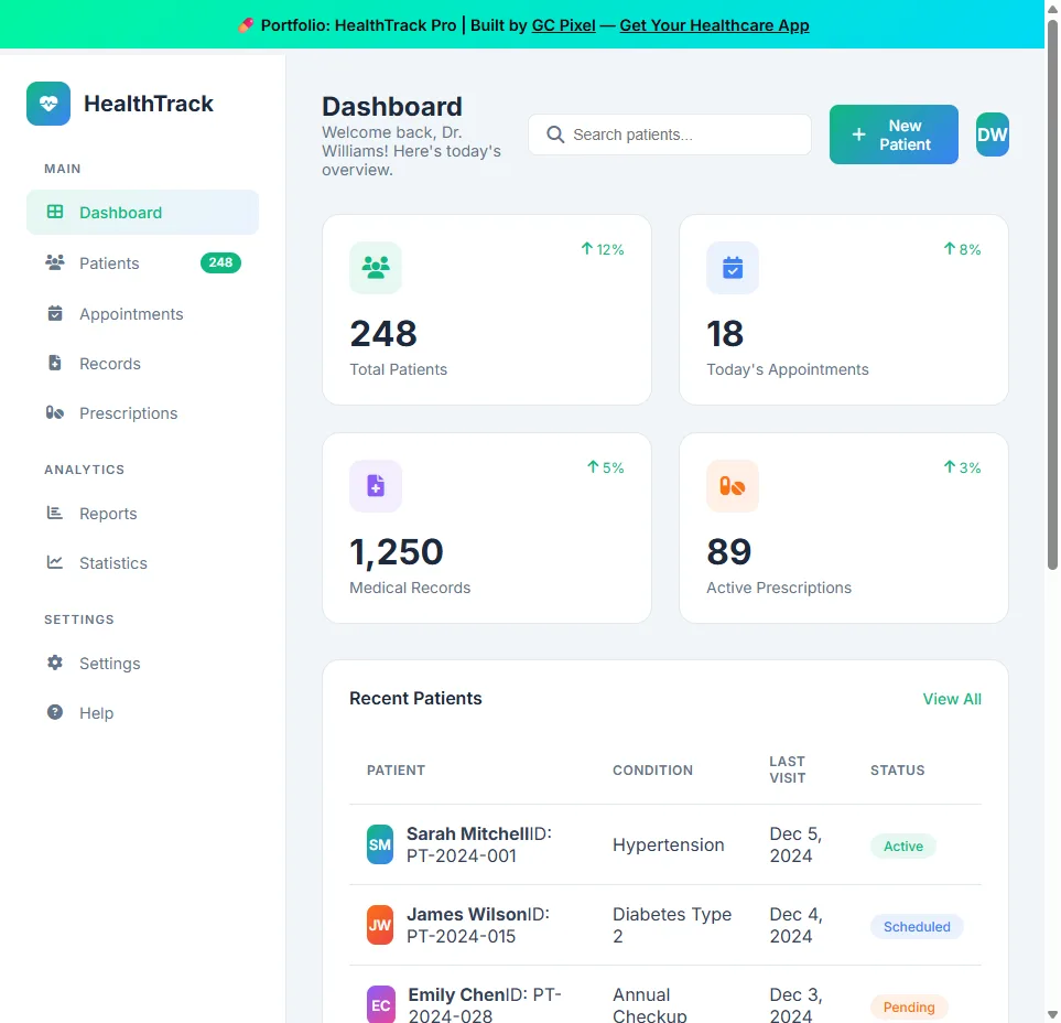 Patient System Demo