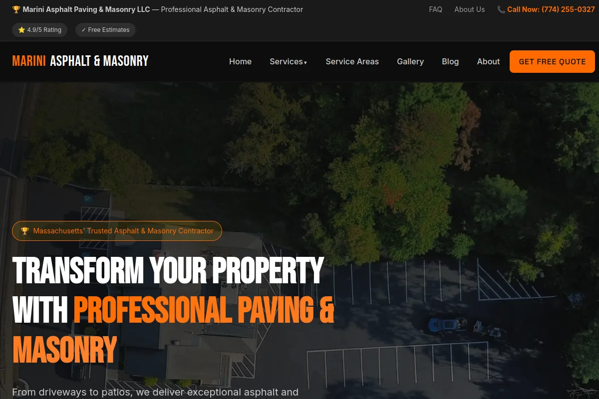 Marini Asphalt Paving & Masonry